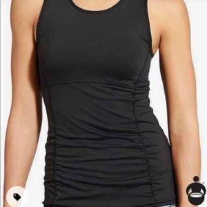 Athleta Black Stealth Racerback Tank Top